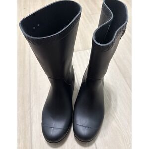 UGG Sienna Matte Women's Boots Rain Rubber Boots Black Size 6